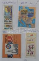 30 db nagyalakú cserefüzet régi és modern magyar bélyegekkel, kevés kivéttel dobozban