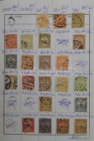 30 db nagyalakú cserefüzet régi és modern magyar bélyegekkel, kevés kivéttel dobozban