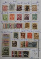 30 db nagyalakú cserefüzet régi és modern magyar bélyegekkel, kevés kivéttel dobozban