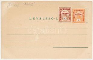 Budapest V. Országház, ZRÍNYI MIKLÓS oldalkerekes személyszállító gőzhajó, este holdfényben. Regel &...