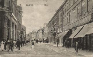 Zagreb Ilica street with the shop of L.F. Kohn (b)