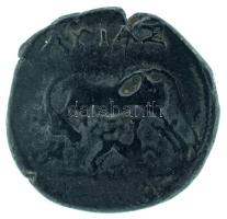 Illíria Kr.e. 150-80 / Agias és Kados / Apollonia / Drachma Ag (2,55g) T:XF patina llyria 150-80 BC / Agias and Kados / Apollonia / Drachm Ag "AGIAS / EPI KA-DOS APOL" cow standing left, head reverted, suckling calf (2,55g) C:XF patina
