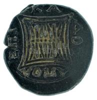 Illíria Kr.e. 150-80 / Agias és Kados / Apollonia / Drachma Ag (2,55g) T:XF patina
llyria 150-80 BC...
