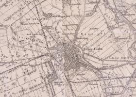 cca 1900-1910 Békéscsaba és környékének katonai térképe, 1 : 75.000, K. u. k. militär-geographisches...