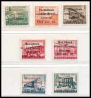1956 Sopron 7 értékes sorozat
