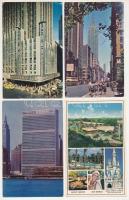 66 db MODERN színes tengerentúli város képeslap, főleg India és USA / 66 modern coloured town postcards, mainly from India and USA