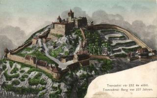 Trencsén castle 237 years ago