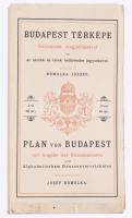 1983 Homolka József: Budapest térképe házszámok megjelölésével és az utczák és terek betürendes jegyzékével, az 1896-os Eggenberger-féle kiadás reprintje, kissé sérült, ragasztott, 78x63 cm