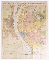 1983 Homolka József: Budapest térképe házszámok megjelölésével és az utczák és terek betürendes jegy...