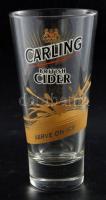 "Carling" British Cider pohárkészlet, eredeti dobozában, 6 db, 0,3 l, m: 17,5 cm