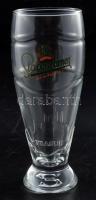 'Staropramen' üveg söröspohár készlet, eredeti dobozában, 6 db, 0,3 l, m: 18 cm