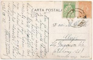 1923 Valenii de Munte, Biserica Catedrala. C. Panaitescu / church (tear)