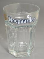 'Hoegaarden' üveg söröskorsó készlet, eredeti dobozában, 6 db, 0,5 l, m: 16 cm
