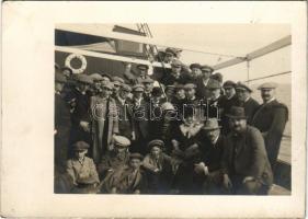 Fiume, Rijeka; S.M. Dampfer SALONA (later K.u.k. Kriegsmarine). photo (vágott / cut)