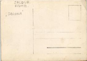 Fiume, Rijeka; S.M. Dampfer SALONA (later K.u.k. Kriegsmarine). photo (vágott / cut)