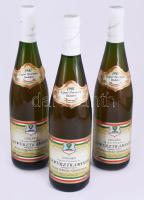1981 Badacsony, Ungarn Plattenseer Gewürztraminer 1981 Export Monimpex Budapest, Nemesgulácsi Tramini, 3 db bontatlan palack fehér bor, pincében, szakszerűen tárolt, 11-12%, 0,7 lx3