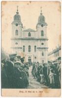 1929 Balázsfalva, Blasendorf, Blaj; 10 Mai st. v. 1914 / Székesegyház, ünnepség / cathedral, celebration (EB)