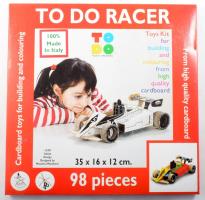 To do racer olasz 98 részes versenyautó makett, dobozában.