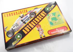 Autóverseny társasjáték, dobozában.