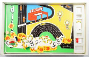 Autóverseny társasjáték, dobozában