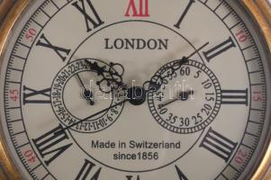 London modern zsebóra, nem működik, d: 5 cm