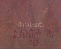 D. Némethy Miklós (1880-?): Kisded születése (Háromkirályok), 1935. Olaj, vászon. Jelezve jobbra len...