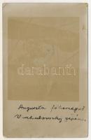 1900 Auguszta főhercegnő repülőgépen / Princess Auguste of Bavaria in an aircraft. photo (EM)