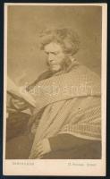 cca 1855-1860 Hugh Miller (1802-1856) skót geológus, író, keményhátú fotó Horsburgh (Edinburgh) műterméből, 10,5×6,5 cm