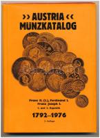 Austria Münzkatalog 1792-1976. Német nyelvű, 3. kiadás, jó állapotban