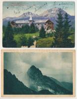 Tátra, Magas-Tátra, Vysoké Tatry - 11 db RÉGI képeslap vegyes minőségben / 11 pre-1945 postcards in mixed quality