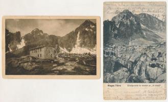 Tátra, Magas-Tátra, Vysoké Tatry - 11 db RÉGI képeslap vegyes minőségben / 11 pre-1945 postcards in ...