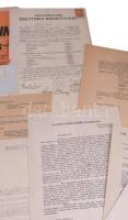 ca 1920-1945 Bőhm László rendező irat hagyatéka, benne Nemezeti Zenedei bizonyítványa Siklós Albert ...