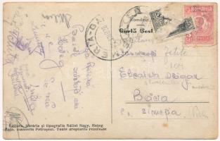 1928 Hátszeg, Hateg; Gara / vasútállomás. Nagy Bálint kiadása, Ioanovits felvétele / Bahnhof / railw...