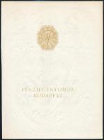 ca 1953 Népviseletek 3-3 értéke és Petőfi 60f az eredeti nyomóeszközökkel készült nyomdai mintán, a ...