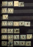 Portó rendező A4 berakóban + kevés külföldi bélyeg A/4 berakóban (dohos)