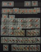 Portó rendező A4 berakóban + kevés külföldi bélyeg A/4 berakóban (dohos)