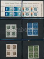 Gyűrűs berakó 23 db 8 férőhelyes és 17 db 12 férőhelyes tartóval, utóbbiban 100 db olasz postatiszta...