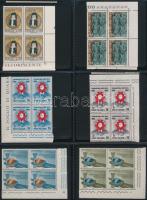 Gyűrűs berakó 23 db 8 férőhelyes és 17 db 12 férőhelyes tartóval, utóbbiban 100 db olasz postatiszta...