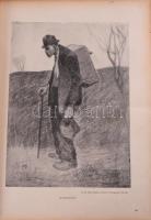 1908 Az Új Idők XIV. évfolyam második fél évfolyamának számai félvászon kötésbe kötve, szerk. Hercze...