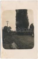 Algyógy, Geoagiu; a falu bejárata / road, entrance to the village. photo (ragasztónyom / glue marks)