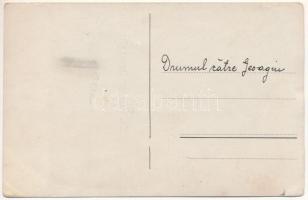 Algyógy, Geoagiu; a falu bejárata / road, entrance to the village. photo (ragasztónyom / glue marks)