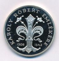 1992. 500Ft Ag "Károly Róbert" kapszulában T:AU (eredetileg PP) folt Adamo EM123