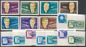 1962 A világűr meghódítói + Ikarusztól az űrrakétáig vágott sor (néhány értéken törés / fold)