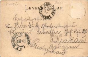 1899 Herkulesfürdő, Baile Herculane; látkép, fürdő. Stengel &amp; Co. (Dresden) 5354. / general ...