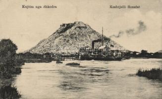 Shkodra Rozafa Castle with steamship (EK)
