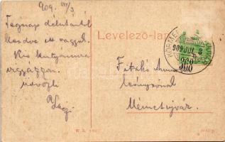 1909 Körmend, Állami polgári fiú és leány iskola. W.L. Bp. 2204. + "KÖRMEND - NÉMETÚJVÁR 368&qu...