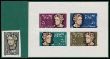 1964 Eleanor Roosevelt vágott bélyeg és vágott blokk (5.500)
