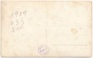 Zernest, Zernyest, Zarnesti; papírgyári munkások, szabályzat a falon / paper factory, paper mill wor...