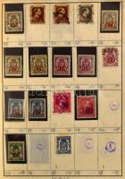 Kb 4.000 db bélyeg 8 db régi cserefüzetben, benne olasz gyarmatok, Svédország, Németország, Belgium,...