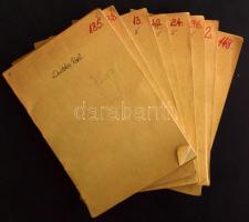 Kb 4.000 db bélyeg 8 db régi cserefüzetben, benne olasz gyarmatok, Svédország, Németország, Belgium,...